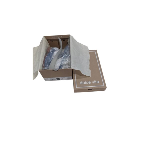 Dolce Vita Hardi Denim Studded Slingback Loafer Size 5 - Picture 5 of 6